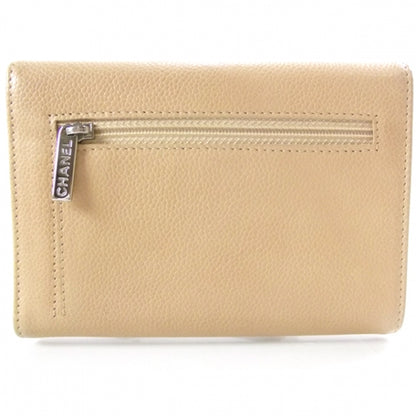 Chanel Caviar CC Flap Wallet Beige 2 of 10