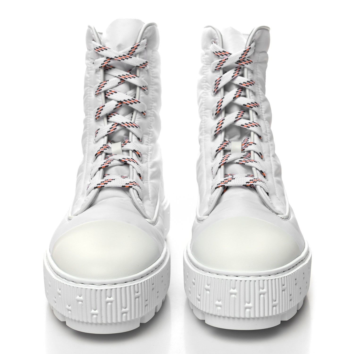 Hermes Calfskin Parachute Fresh Ankle Boots 39 White 2 of 8