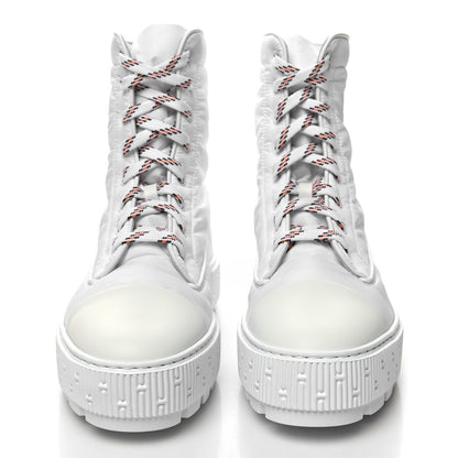 Hermes Calfskin Parachute Fresh Ankle Boots 39 White 2 of 8