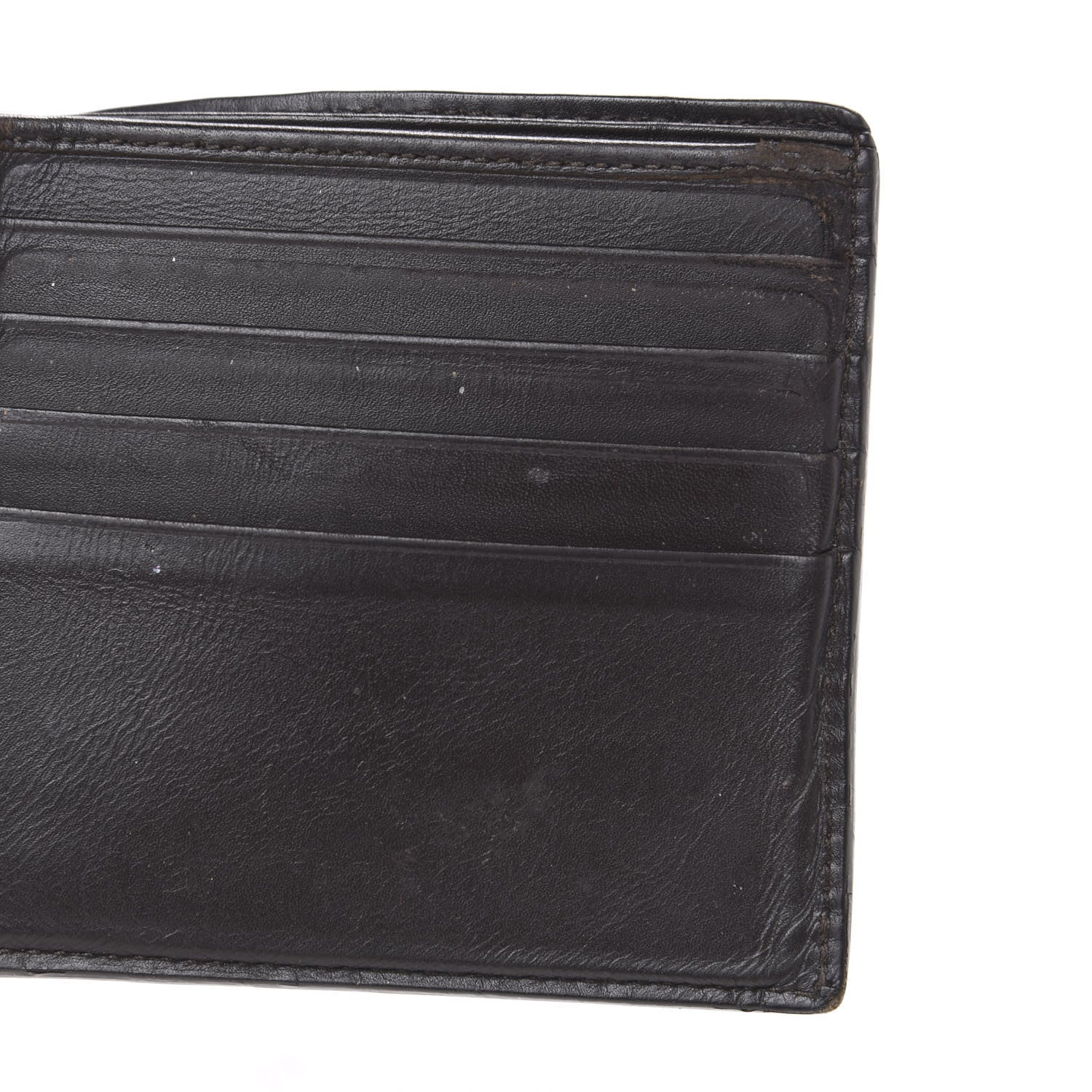 Bottega Veneta Nappa Intrecciato Bi-Fold Wallet Ebano 6 of 7