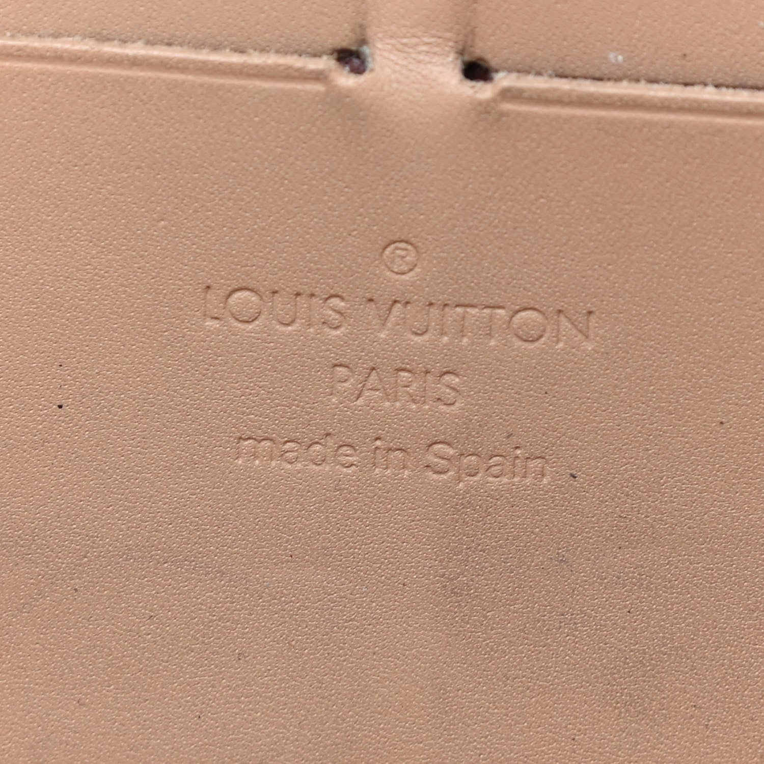 Louis Vuitton Vernis Zippy Wallet Noisette 6 of 9