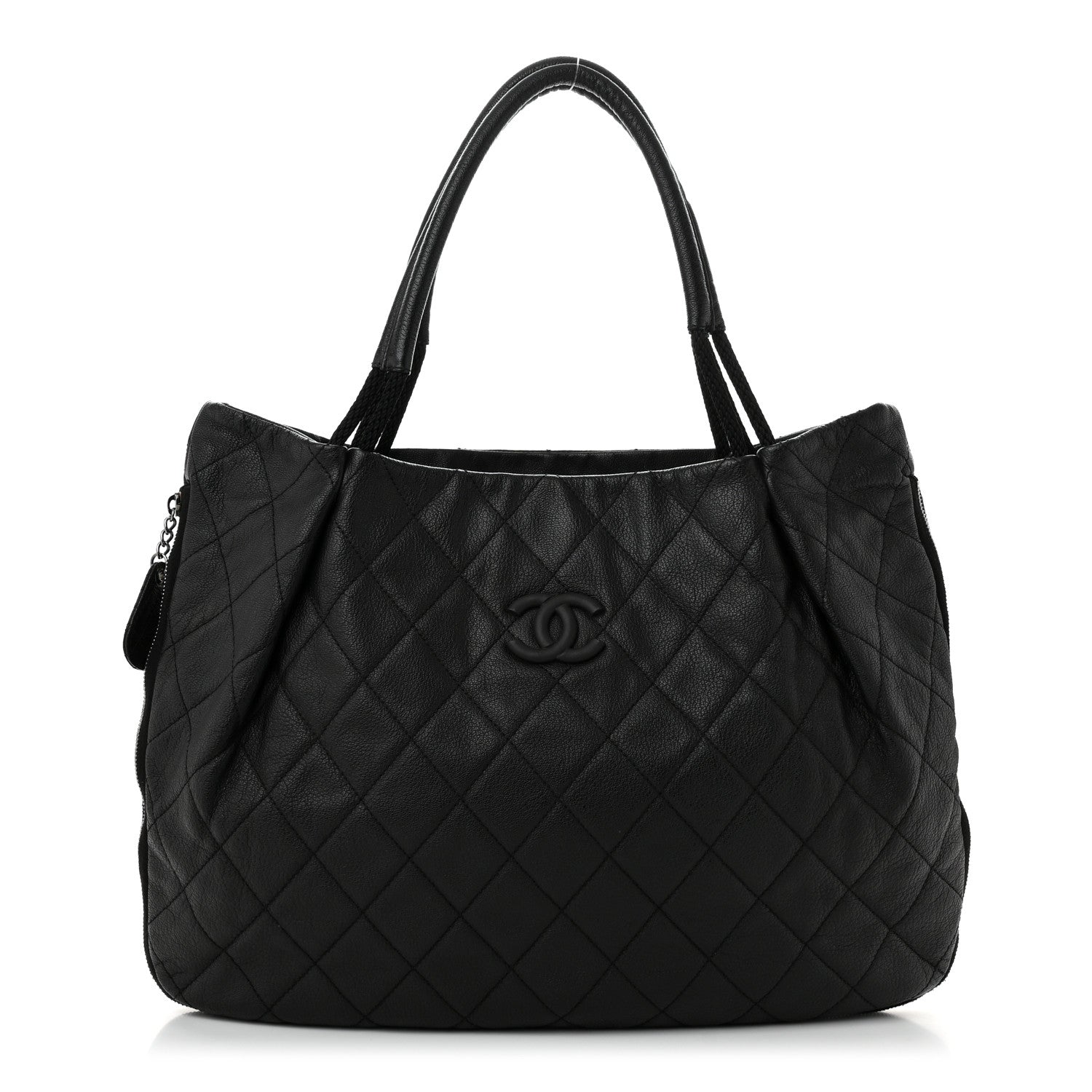 Chanel Caviar Quilted Soho Expandable Zip Shoulder Bag Black 1 of 10