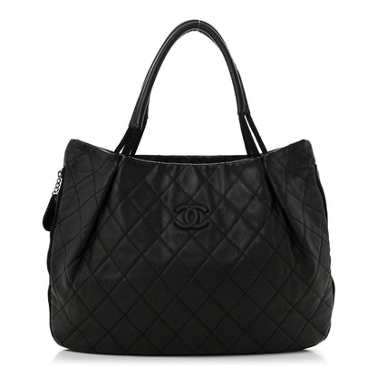 Chanel Caviar Quilted Soho Expandable Zip Shoulder Bag Black 1 of 10