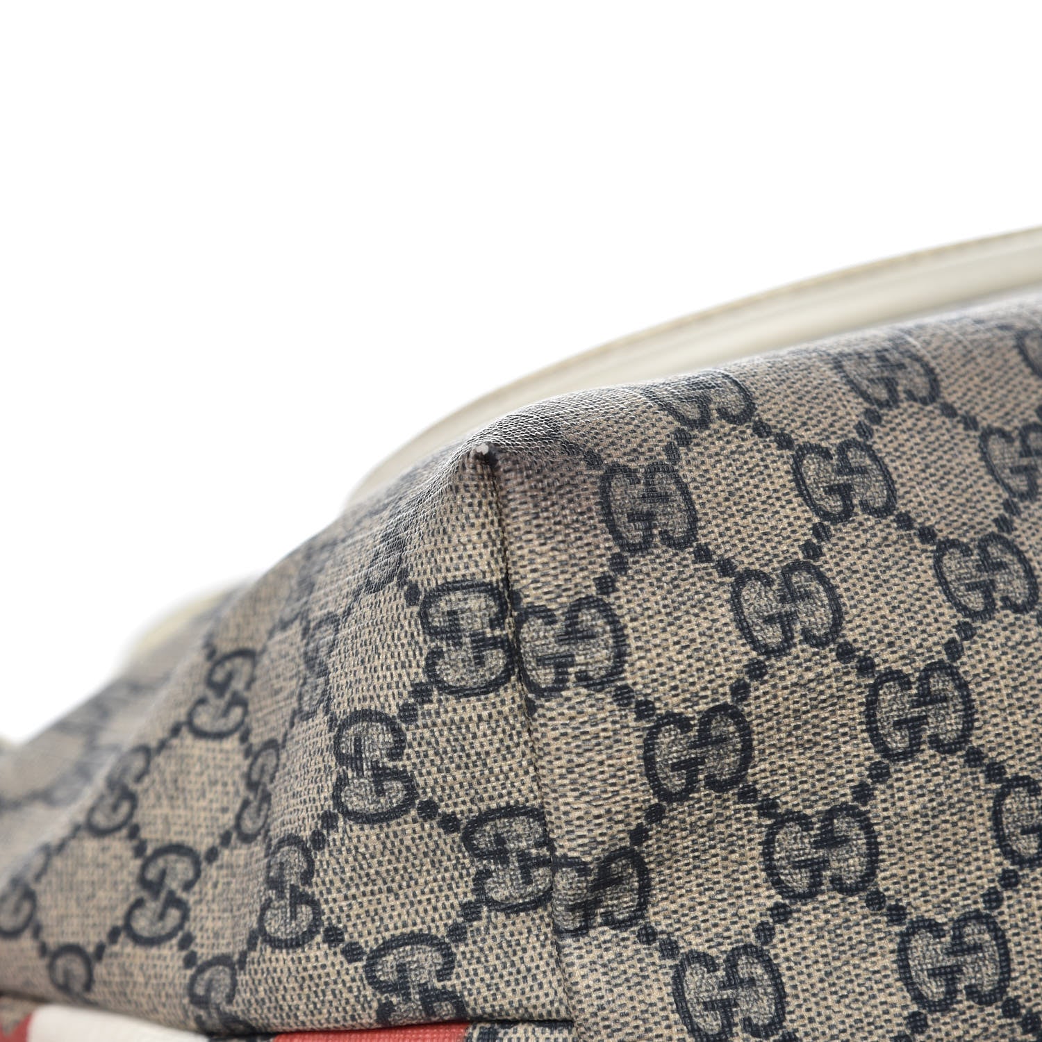 Gucci GG Plus Monogram Medium Canada Flag Unicef Tote Red 17 of 23