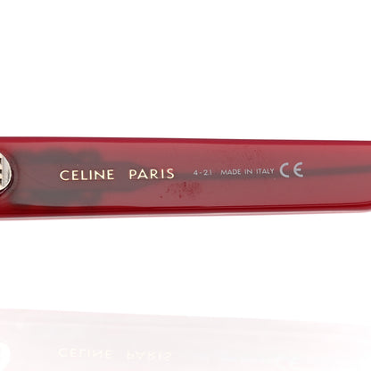 Celine Acetate Triomphe 01 Sunglasses CL 40194U Milky Burgundy 6 of 7
