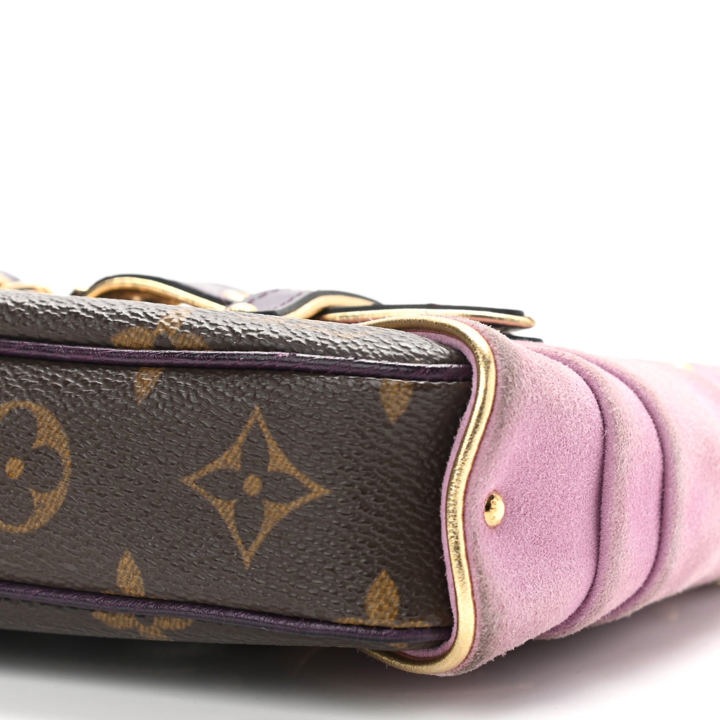 Monogram Suede Ostrich Les Extraordinaires Pochette