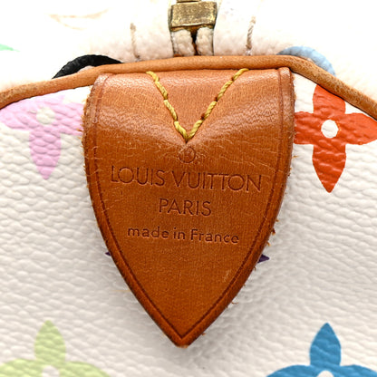 Louis Vuitton Monogram Multicolor Speedy 30 White 6 of 21