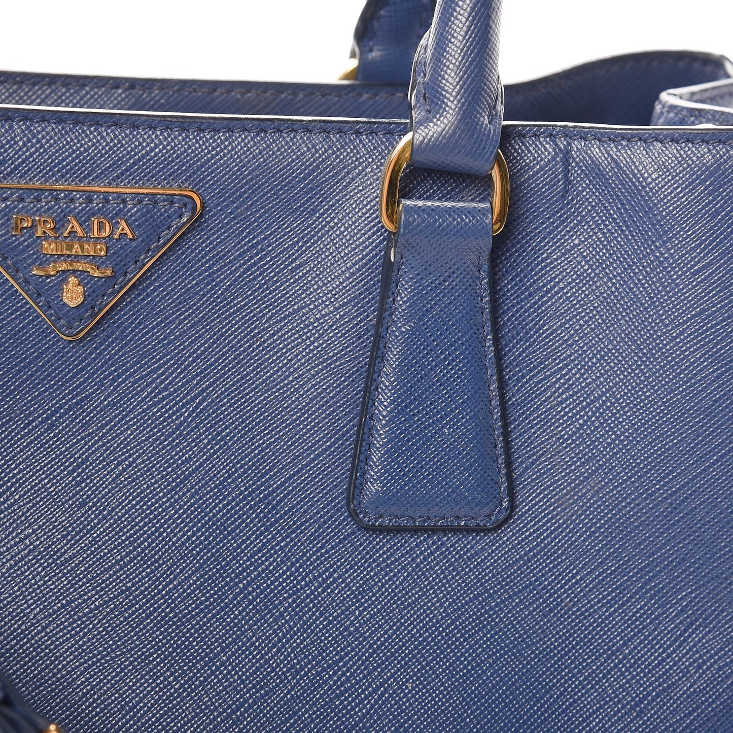 Saffiano Lux Medium Tote Bluette