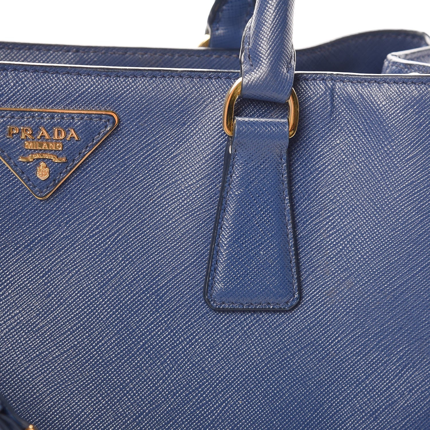 Prada Saffiano Lux Medium Tote Bluette 17 of 18