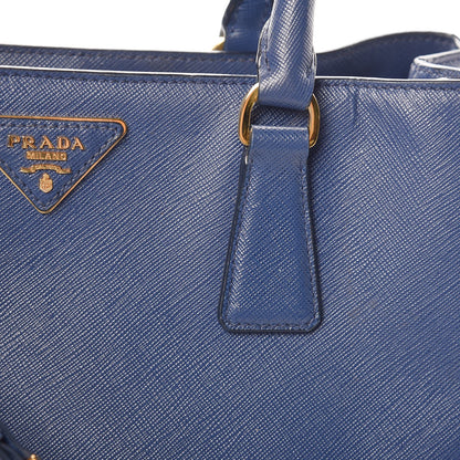 Prada Saffiano Lux Medium Tote Bluette 17 of 18