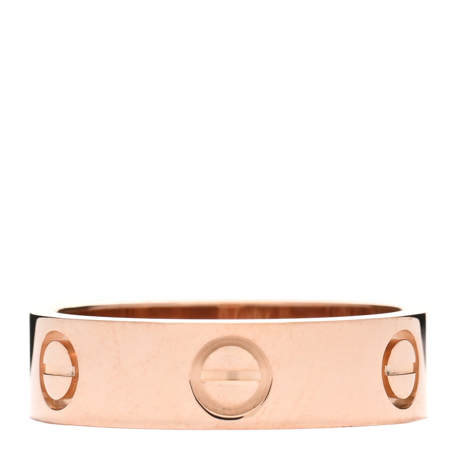 18K Pink Gold 5.5mm LOVE Ring 55 7.25