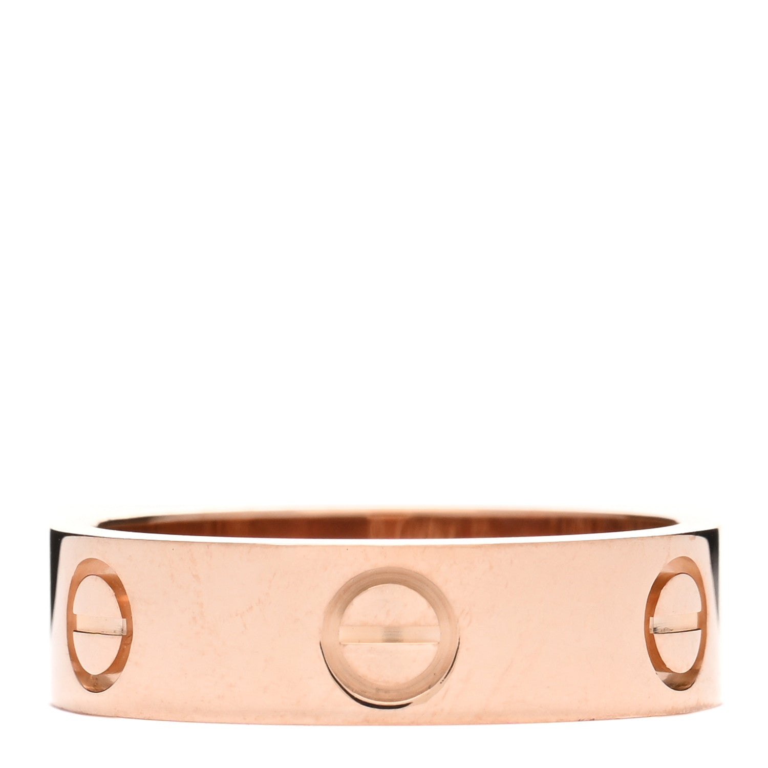 Cartier 18K Pink Gold 5.5mm LOVE Ring 55 7.25 2 of 3