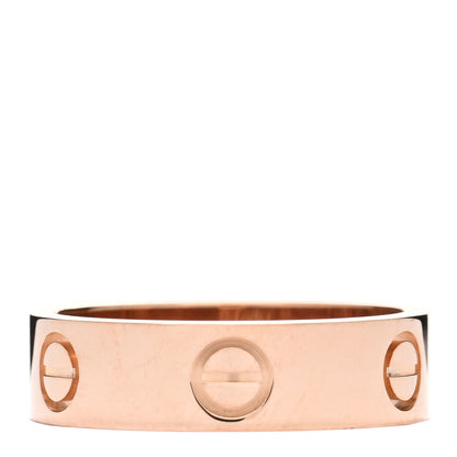 Cartier 18K Pink Gold 5.5mm LOVE Ring 55 7.25 2 of 3