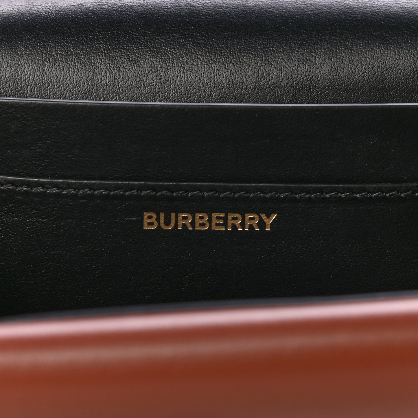 E-Canvas Monogram TB Envelope Belt Bag Bridle Brown