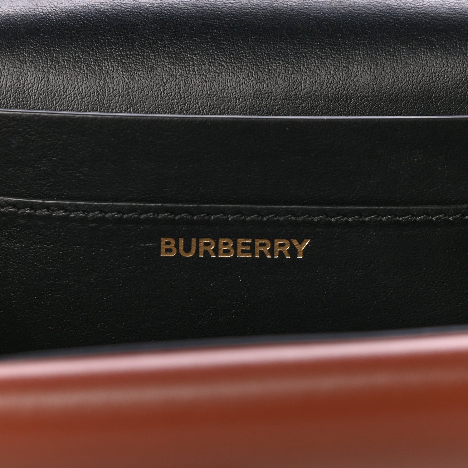 Burberry E-Canvas Monogram TB Envelope Belt Bag Bridle Brown 6 of 12