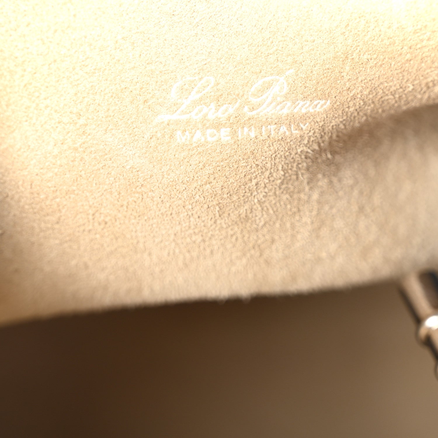 Loro Piana Grained Calfskin Micro Bale Bag Navy Blue 6 of 9