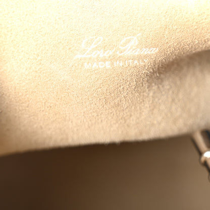Loro Piana Grained Calfskin Micro Bale Bag Navy Blue 6 of 9
