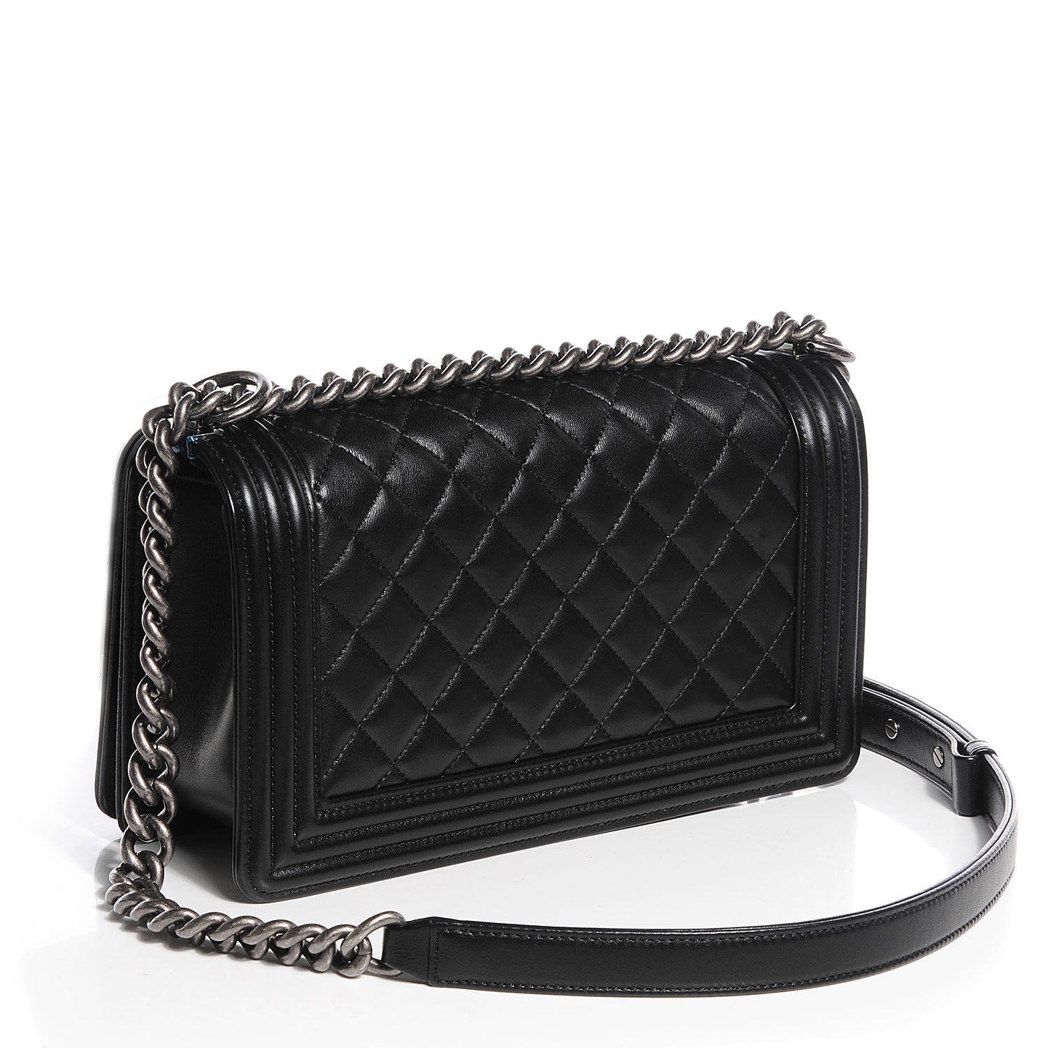 Chanel Calfskin Medium Boy Flap Black 3 of 8