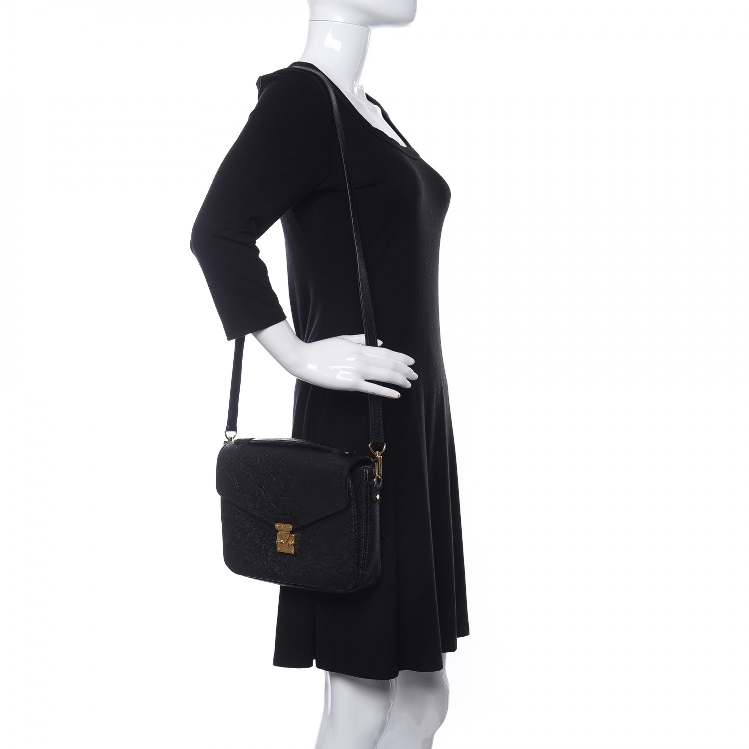 Louis Vuitton Empreinte Pochette Metis Black 2 of 9