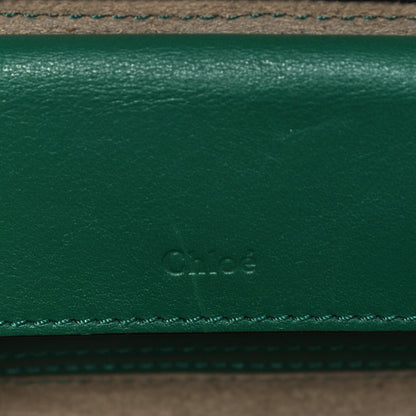 Chloe Calfskin Crocodile Embossed Mini C Vanity Bag Woodsy Green 6 of 9