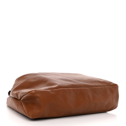 Gucci Calfskin Large Horsebit Chain Hobo Brown 4 of 10