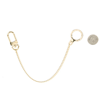 Louis Vuitton Metal Pochette Extender Key Ring Chain Gold 2 of 3
