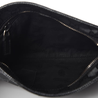 Gucci Imprime Monogram Small Flat Messenger Bag Black 5 of 7