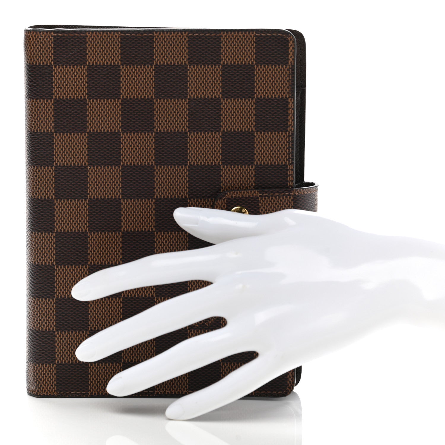 Louis Vuitton Damier Ebene Medium Ring Agenda Cover 2 of 6