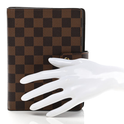 Louis Vuitton Damier Ebene Medium Ring Agenda Cover 2 of 6