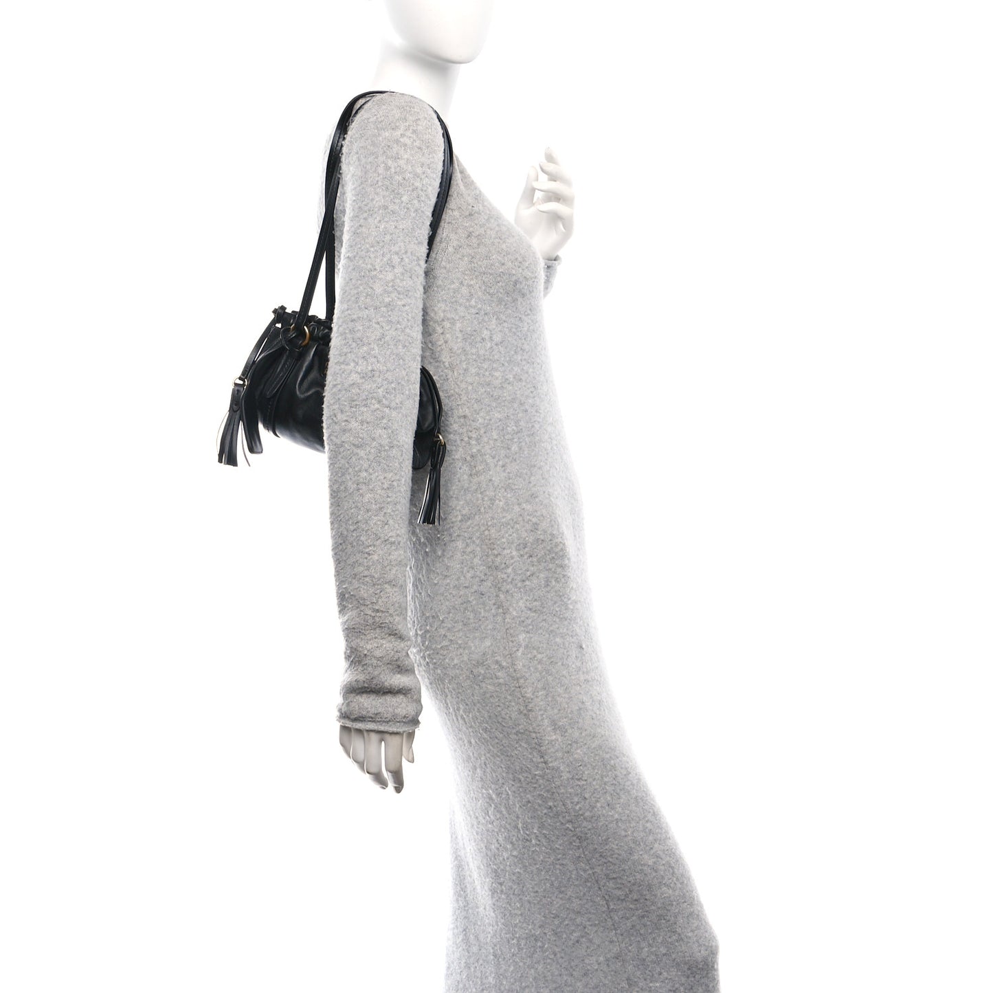 Nappa Mini Joie Shoulder Bag Black