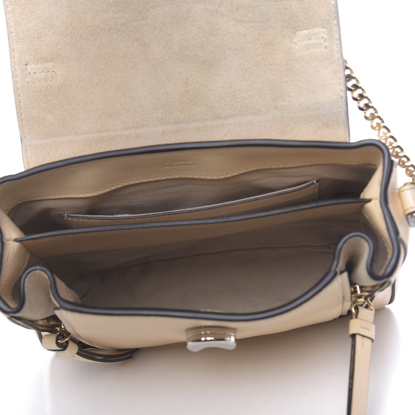Calfskin Mini Faye Day Shoulder Bag Blondie Beige