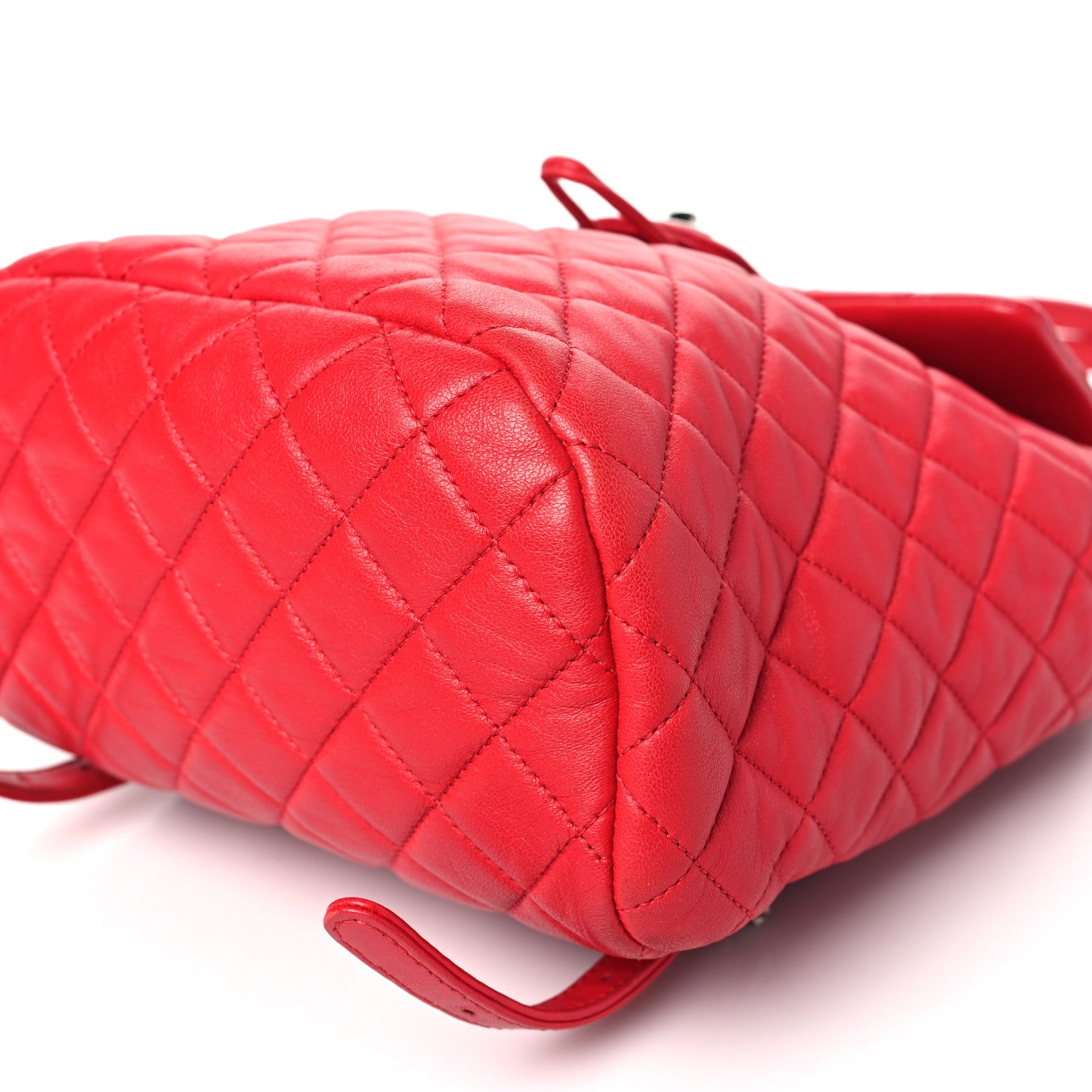 Chanel Lambskin Quilted Small Urban Spirit Backpack Red 10 of 13
