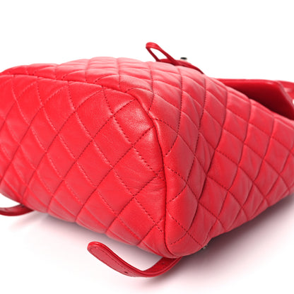 Chanel Lambskin Quilted Small Urban Spirit Backpack Red 10 of 13