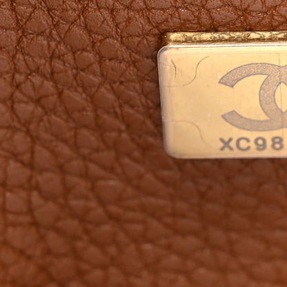 Chanel Grained Calfskin Stitched Urban Essentials Small Shopping Bag Camel 7 of 10