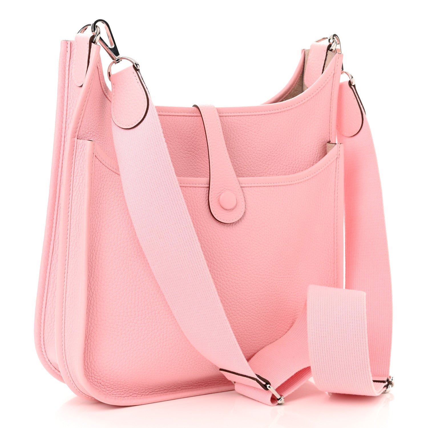 Hermes Taurillon Clemence Evelyne III PM Rose Sakura 3 of 12