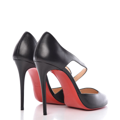 Christian Louboutin Shiny Nappa Catchy One 100 Pumps 38.5 Black 4 of 9