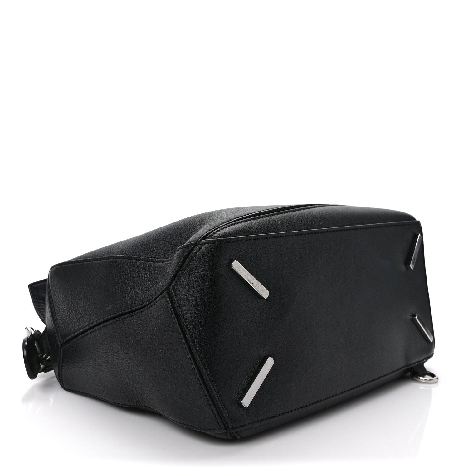 Loewe Calfskin Medium Puzzle Bag Black 4 of 8