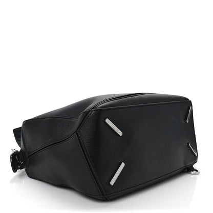 Loewe Calfskin Medium Puzzle Bag Black 4 of 8