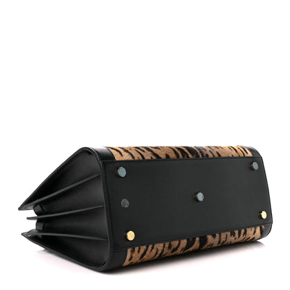 Saint Laurent Calf Hair Leopard Print Small Sac De Jour Black 4 of 12
