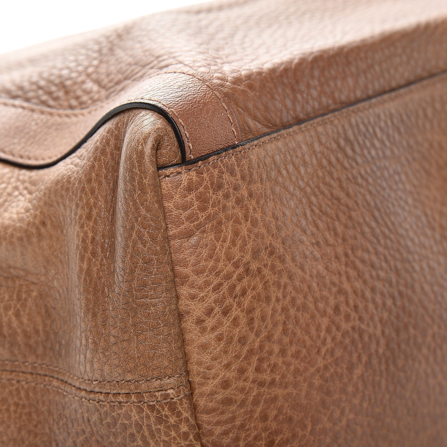 Gucci Pebbled Calfskin Medium Miss GG Top Handle Bag Light Cuir 9 of 11