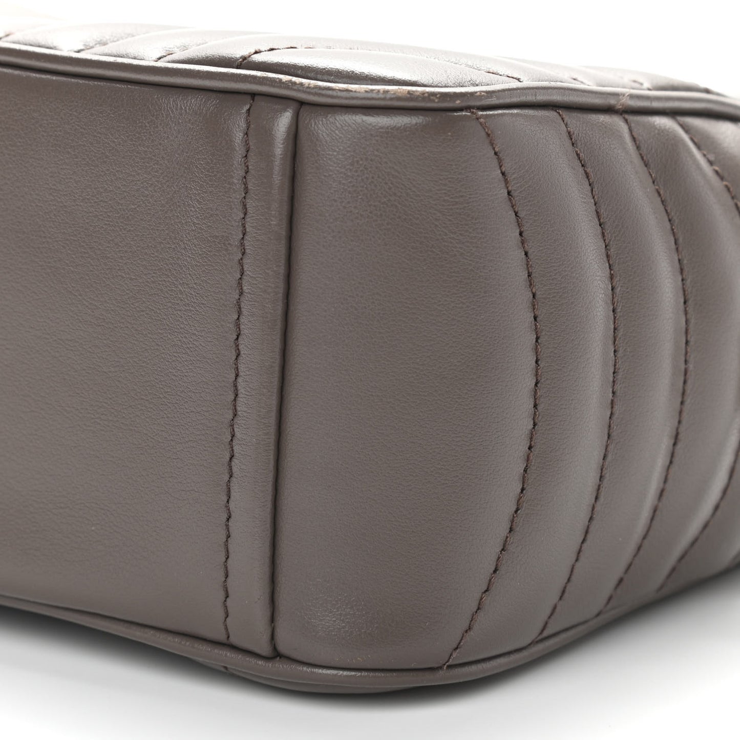 Soft Calfskin Diagramme Camera Bag Bambu
