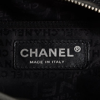 Chanel Leather Perforated Bowler Black 6 of 7