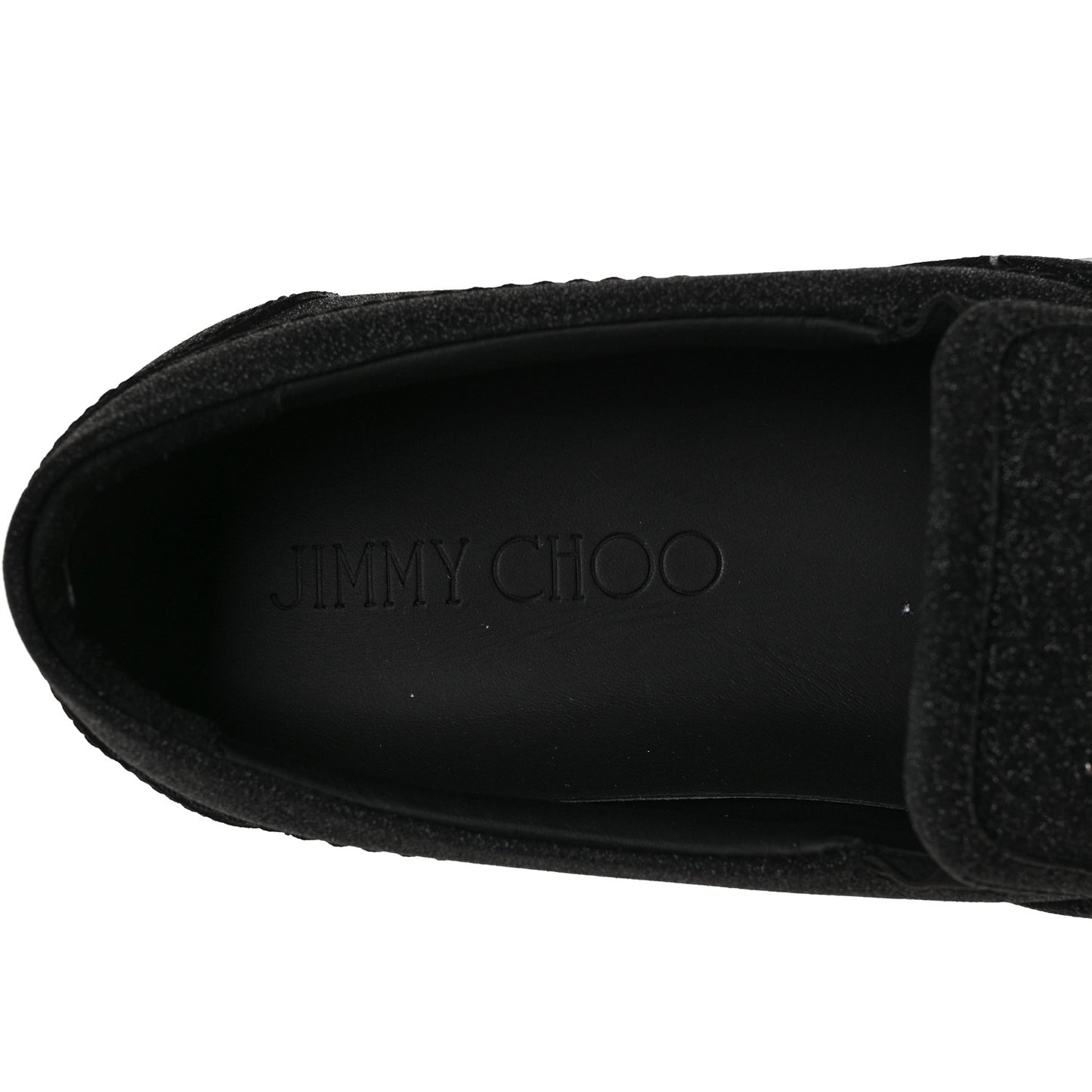 Fine Glitter Suede Mens Grove Sneakers 42 Black