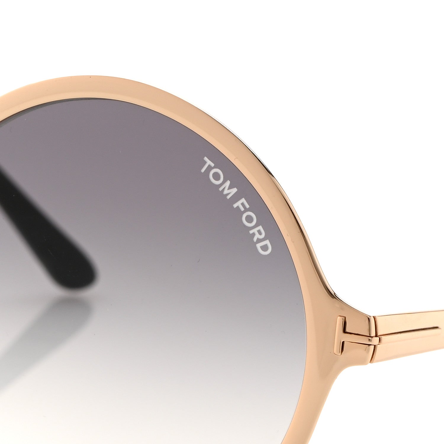 Tom Ford Round Ava 02 Sunglasses TF572 Gold 5 of 7