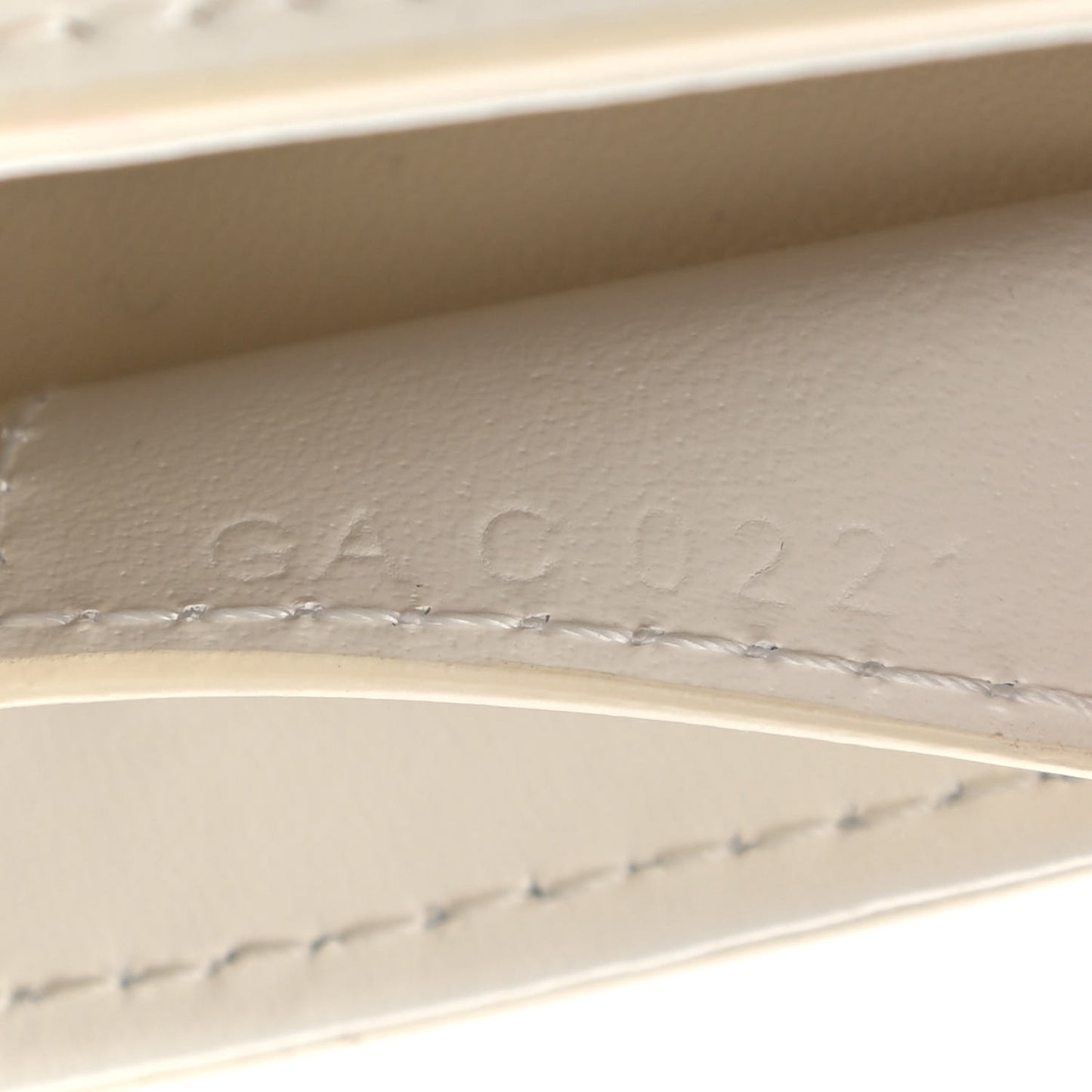 Box Calfskin Small Cut Out Shoulder Bag Ivory