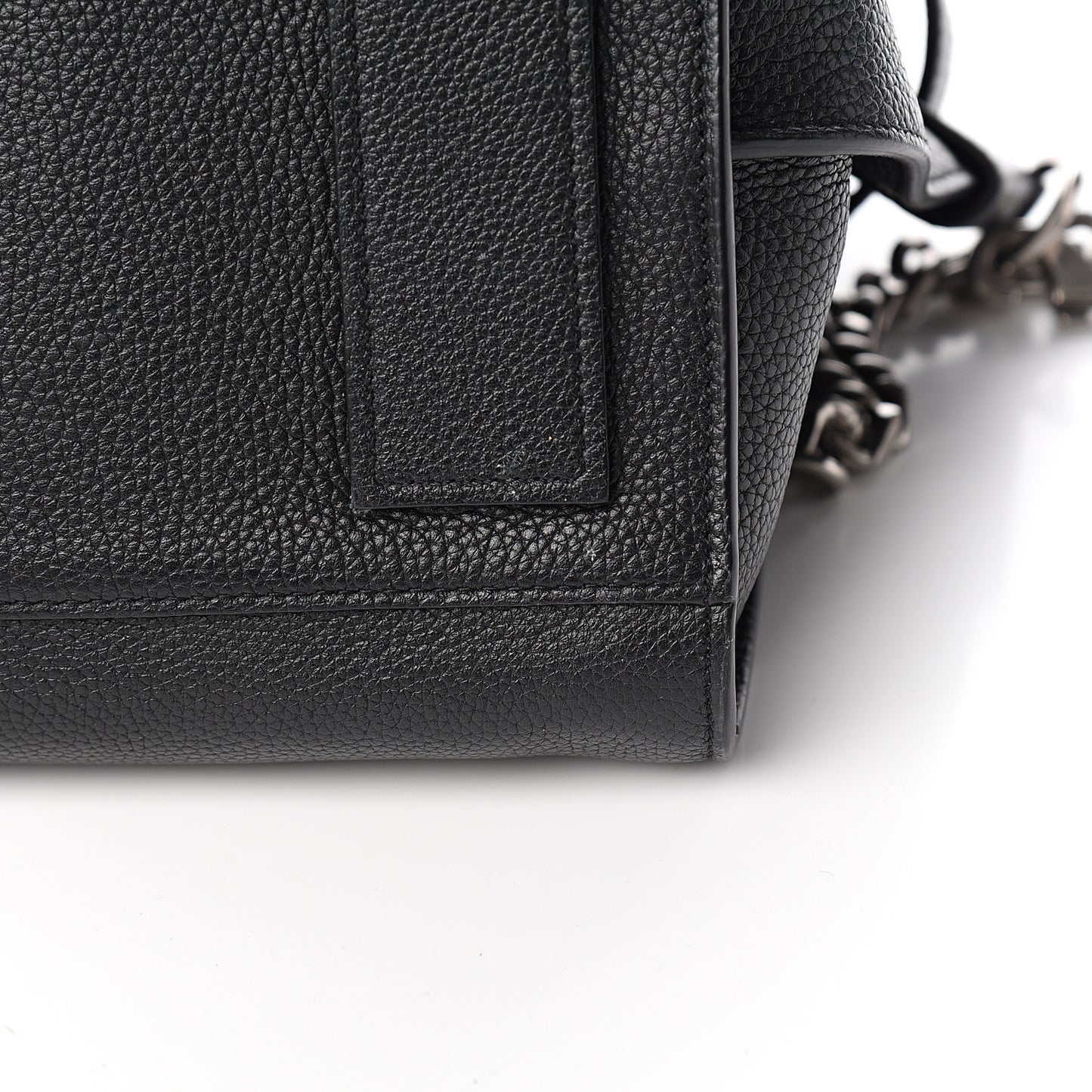 Grained Calfskin Small Supple Sac De Jour Duffle Black
