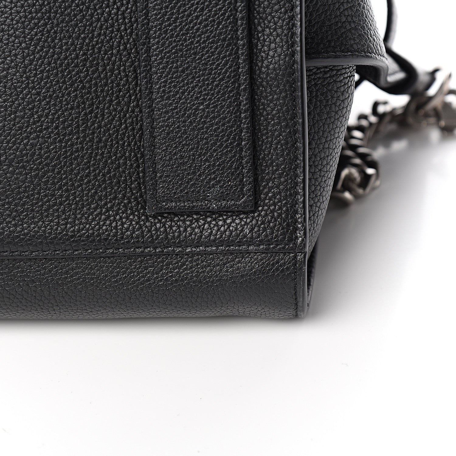 Saint Laurent Grained Calfskin Small Supple Sac De Jour Duffle Black 8 of 10