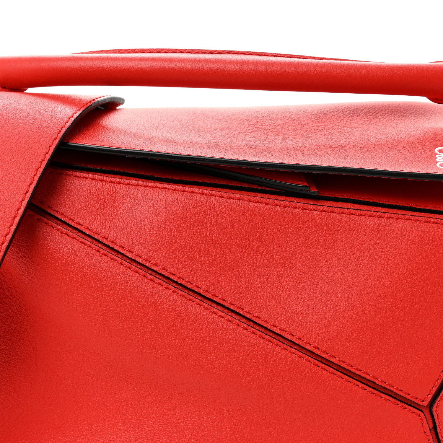 Loewe Calfskin Small Puzzle Bag Scarlet 7 of 9