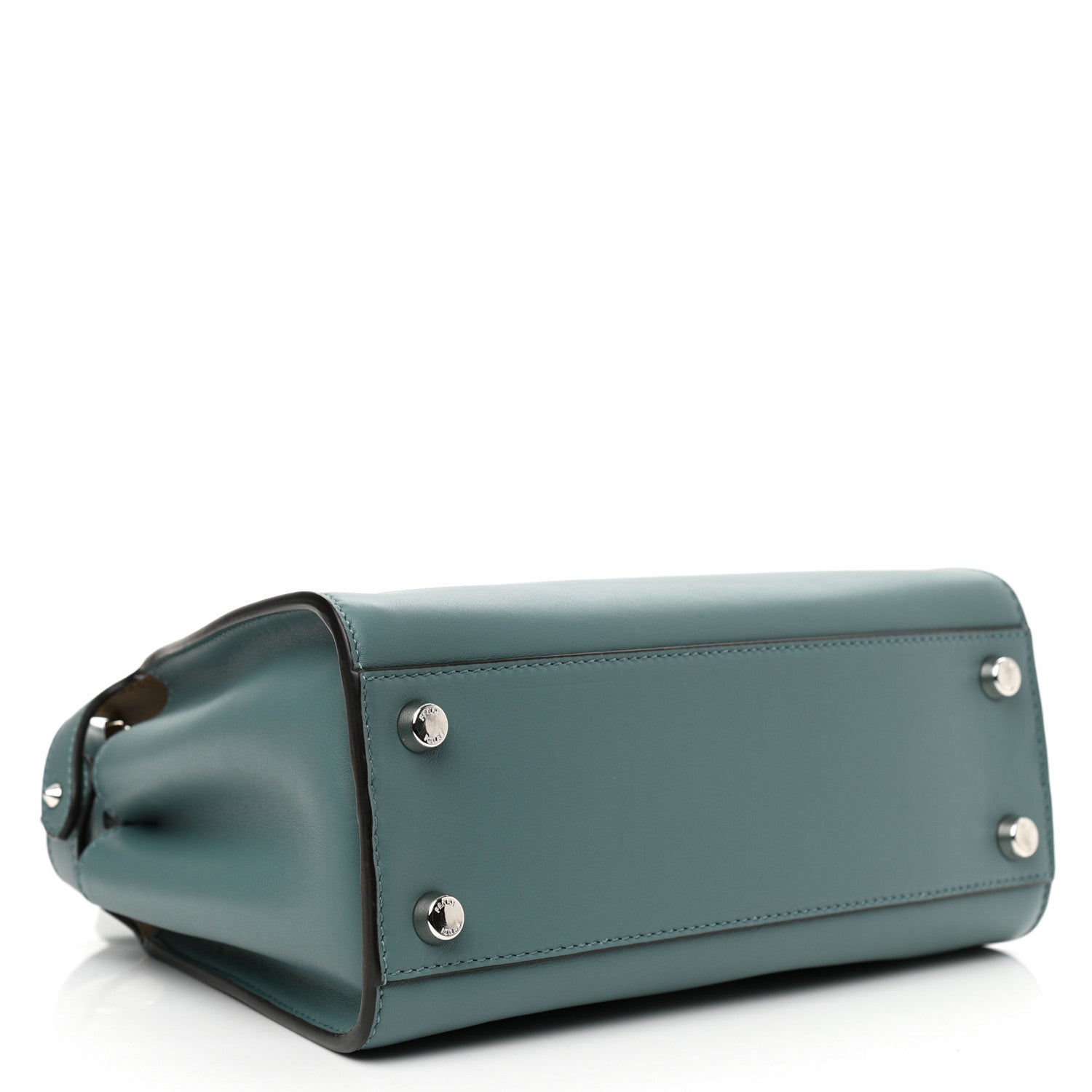 Fendi Vitello Tahiti Burro Bi-Color Medium Peekaboo Iconic Essentially Satchel Pound Sand Nuvola 4 of 8