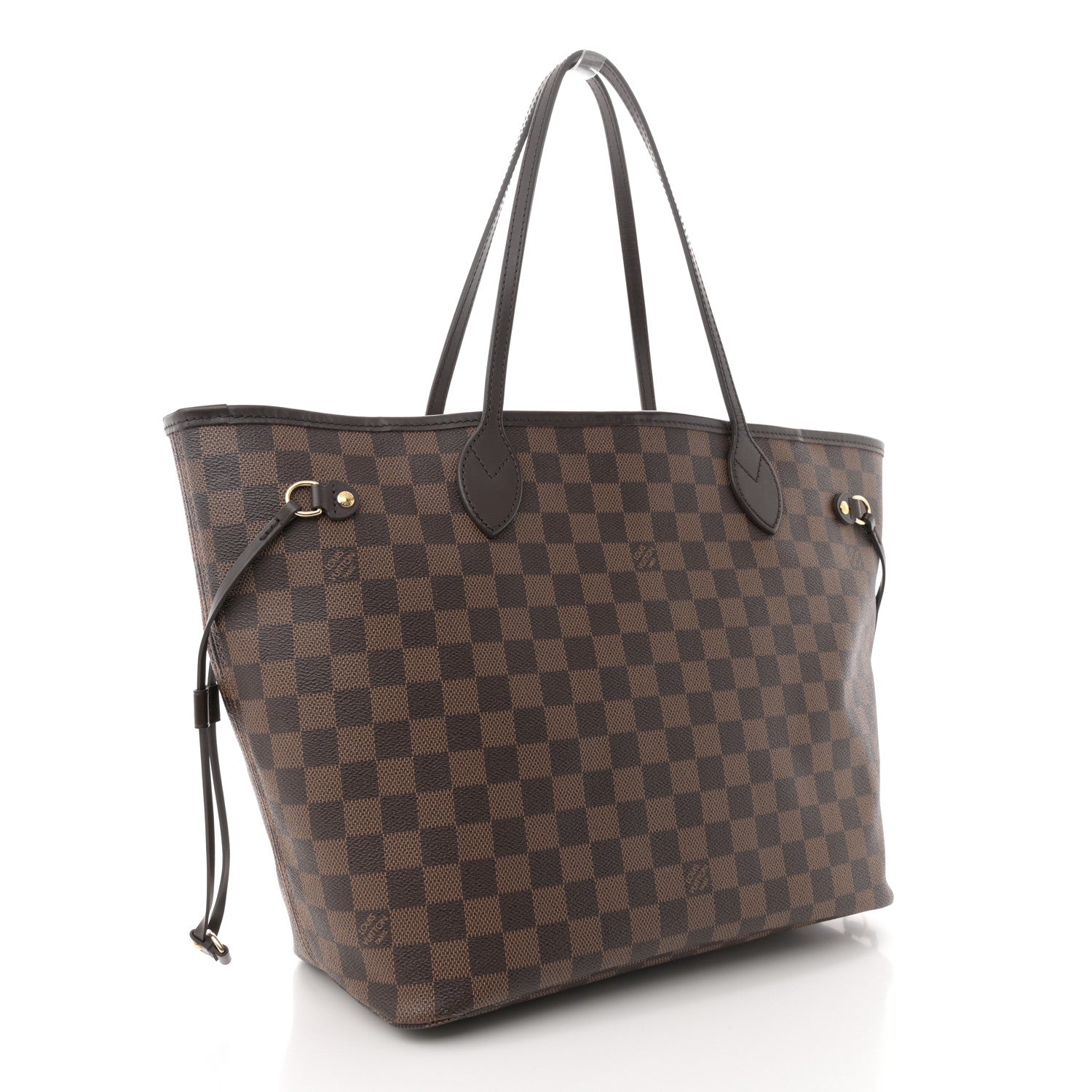 Louis Vuitton Damier Ebene Neo Neverfull MM Rose Ballerine 4 of 10